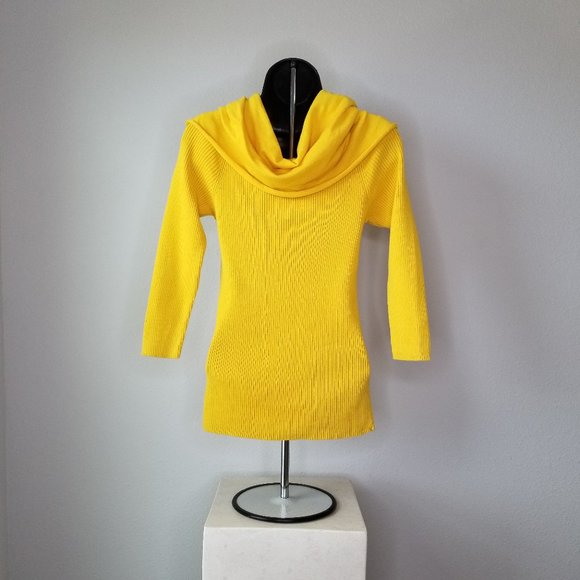 Moda International Ribbed Sweater Cowl Neck M - Picture 10 of 14